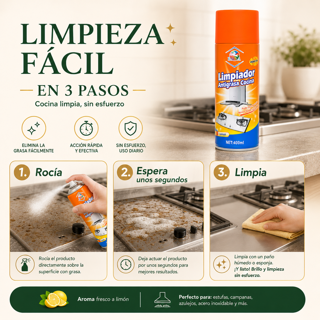 CitraClean | Limpieza rápida sin refregar