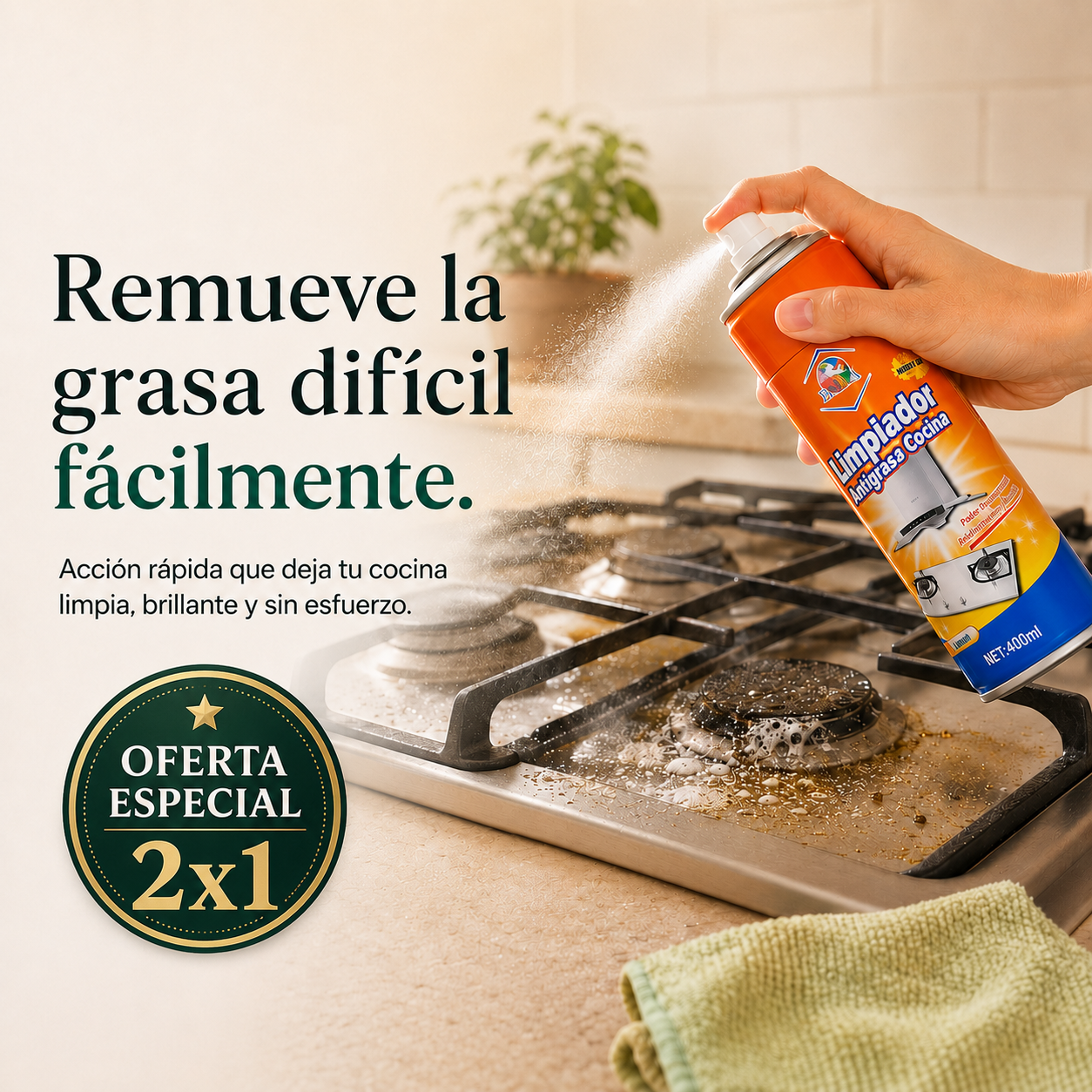 CitraClean | Limpieza rápida sin refregar | Oferta especial 2x1